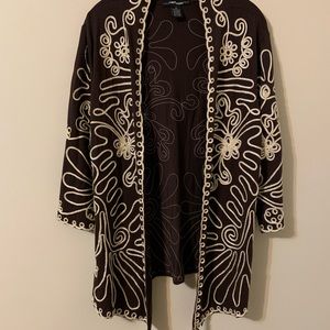 ONCE AGAIN Open Front Top size XL